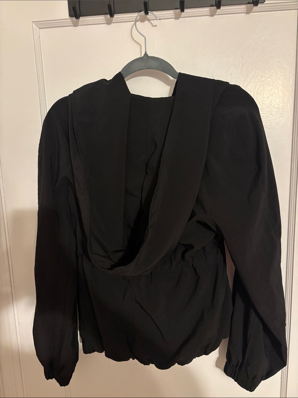 Anatomie Black Hooded Drawstring Utility Jacket - Picture 4 of 4